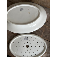 Serveerschaal met treef