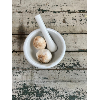 Porseleinen apotheek vijzel